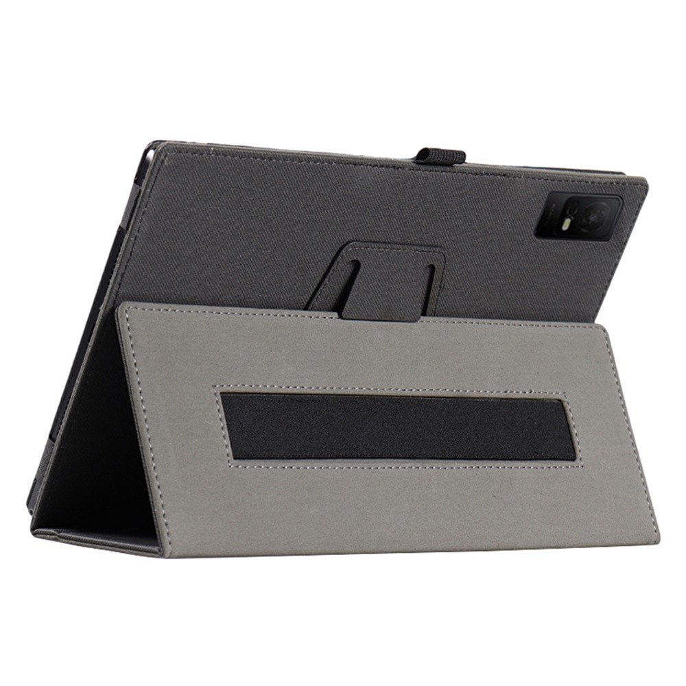 Husa tableta, TCL Tab 10 Gen 2, din piele ecologica, cu suport, neagra, 10.36"