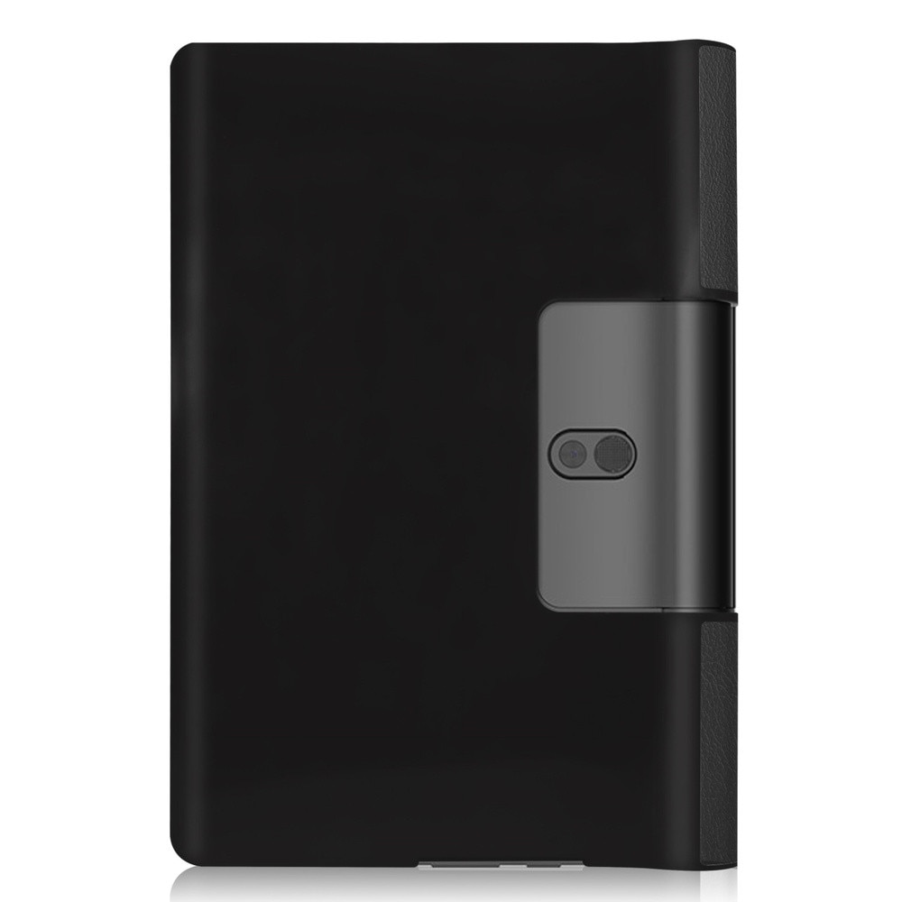 Etui Smart pentru tableta, cu functie de suport, negru, 10.1" - set pentru Lenovo Yoga Smart Tab YT-X705F/YT-X705L