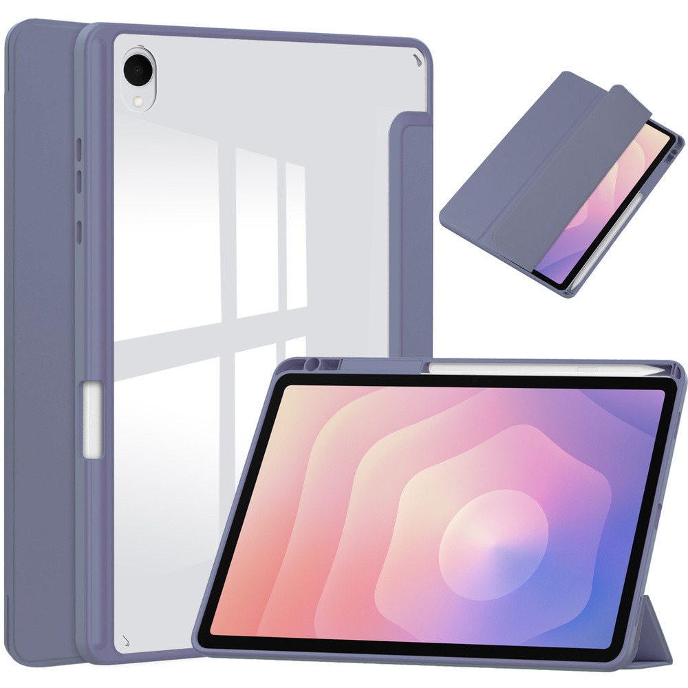 Etui cu clapa pentru tableta, fiolet, 11", functie Smart Wake/Sleep, suport ajustabil