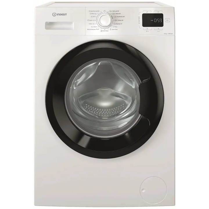 Masina de spalat rufe Indesit IM 1064B, 6kg, 1000rpm, culoare alba