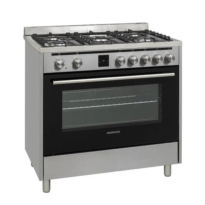 Aragaz Daewoo F9CG19IH1BG 90 cm, 5 gazovi, INOX