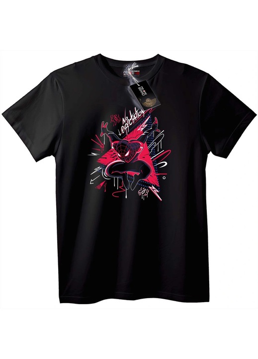 Póló Spider-Man Nincs Várakozás, Fekete