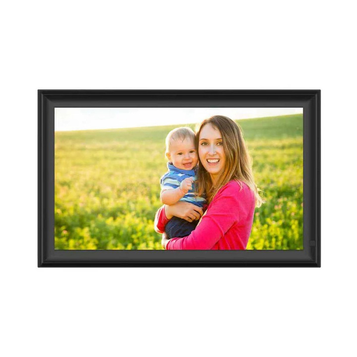 Rama foto digitala Xmart DF1524W 15.6", Full HD, alb, USB, SD