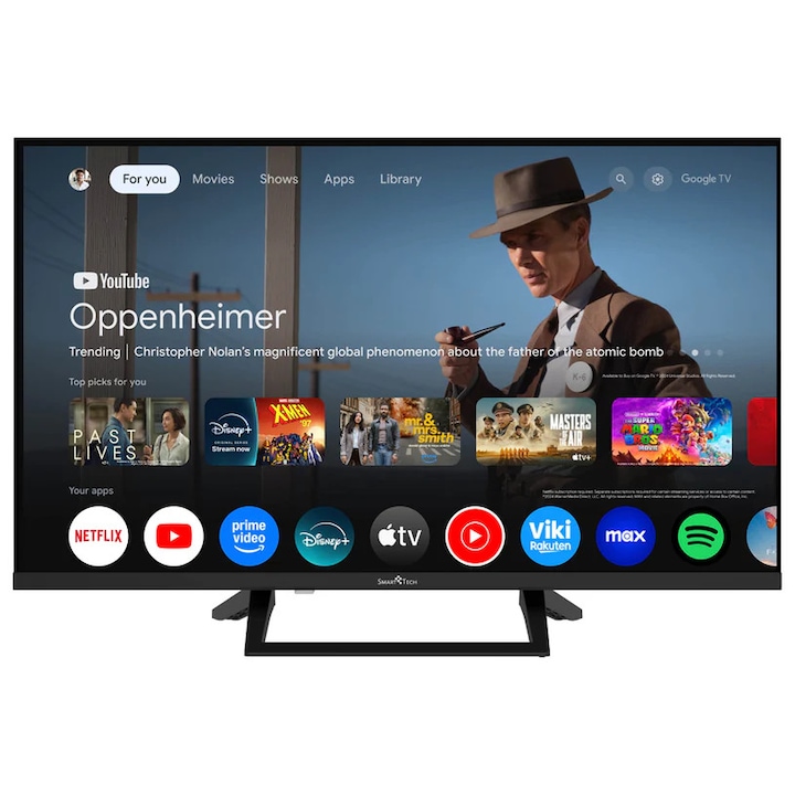 Televizor SMARTTECH 32HG01V LED SMART TV, GOOGLE TV, 32.0 ", 80.0 cm