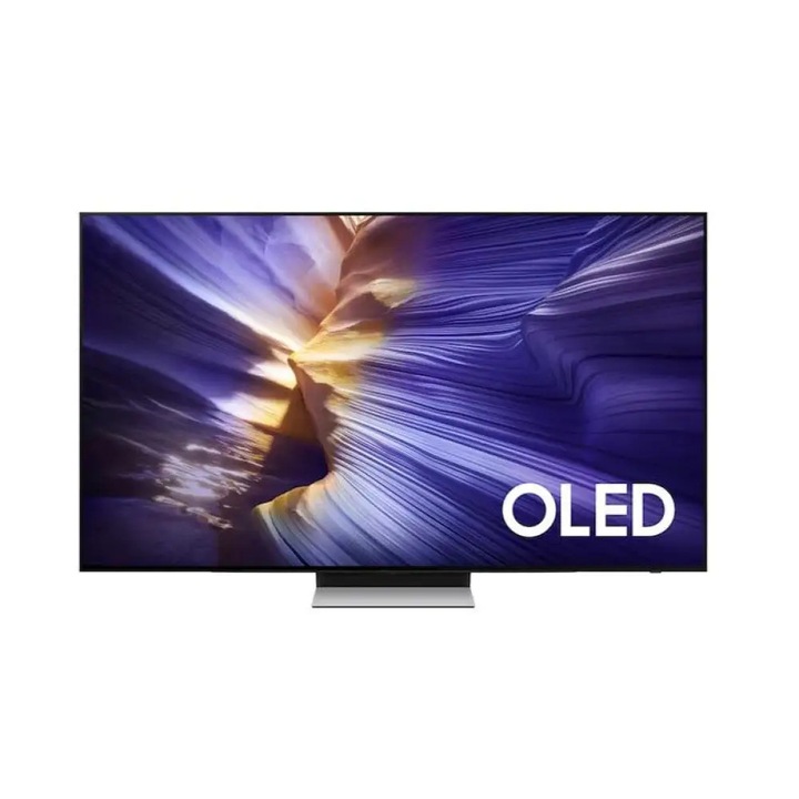 Televizor Samsung QE55S90FAEX, OLED, 55 inch, 138 cm, 3840x2160 UHD-4K, Smart TV, Tizen