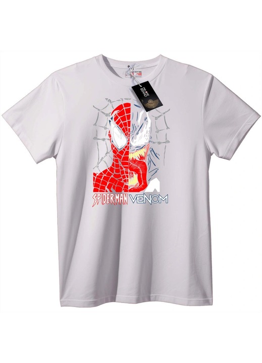 Póló Spider-Man & Venom, Fehér