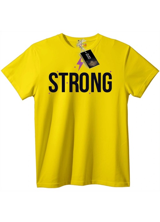 Erős Teljesítmény Póló, Sárga