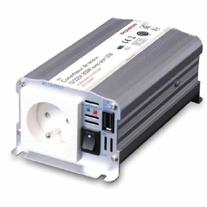 Inverter auto Thomson 300 W 12 V 220-240 V