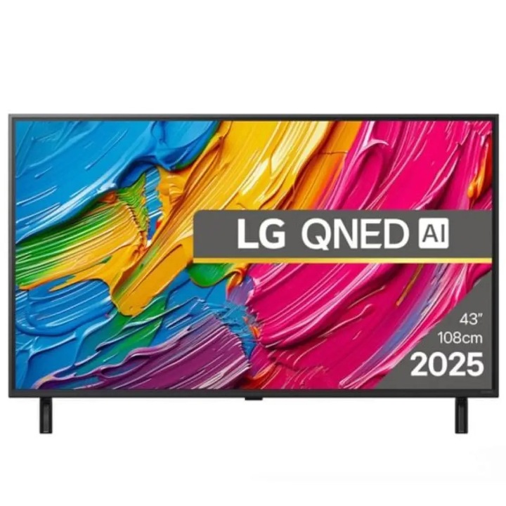 Televizor LG 43QNED80A6A 43inch 4K Ultra HD QNED negru