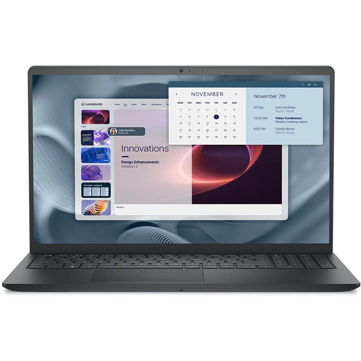 Laptop Dell Pro 15 Essential PV15250, 15.6" , Intel Core i5-1334U, 16 GB RAM, 512 GB SSD, Intel UHD Graphics, Windows 11, Negru