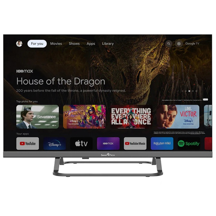 Televizor Smarttech 24HG01VC Smart TV Google TV 24inch 60x34cm