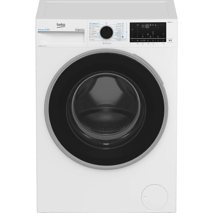 Masina de spalat rufe Beko B7WFU 610418 WB 10.0 kg, 1400 ob/min, motor inverter