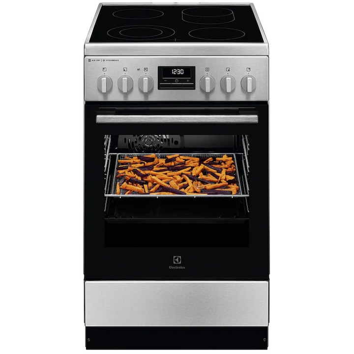 Aragaz Electrolux LKR564255X A, sistem telescopic, panouri catalitice, inox