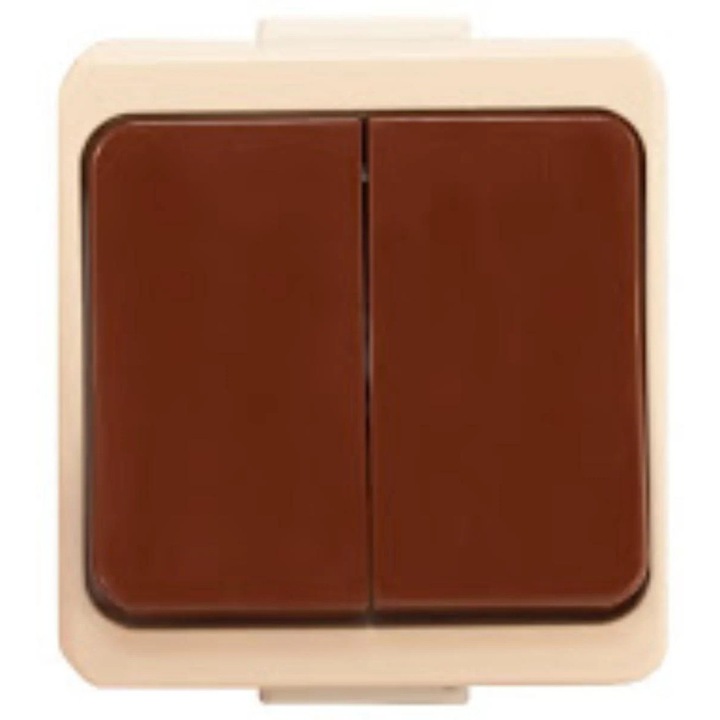 Intrerupator dublu IP44 Timex