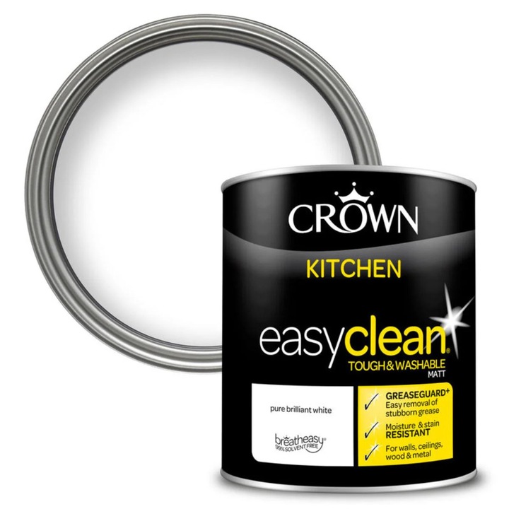 Vopsea Crown Brilliant White 1L