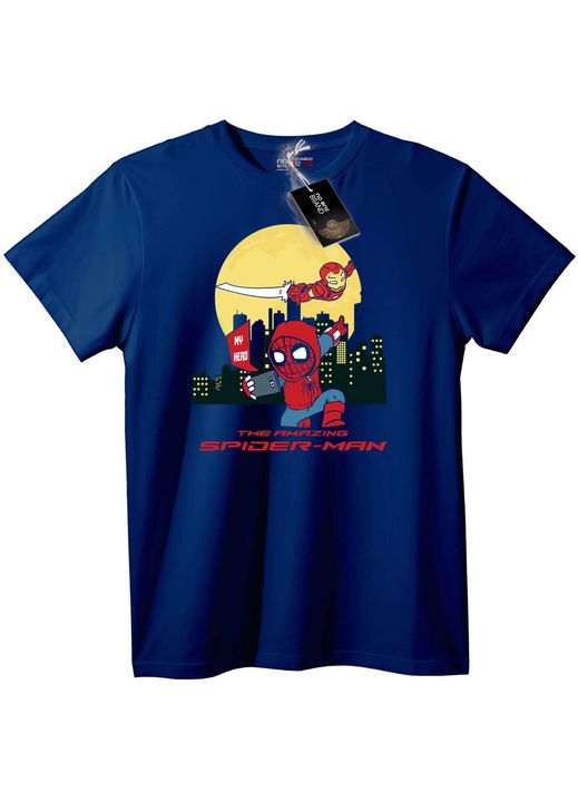 The Amazing Spider-Man polo, sotetkek, Tengerészkék