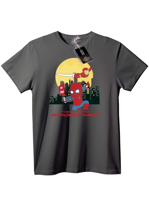 The Amazing Spider-Man póló, szürke, 7XL