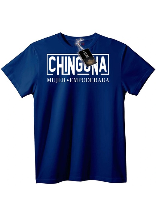 Тениска Овластена Жена, Тъмно син, 3XL