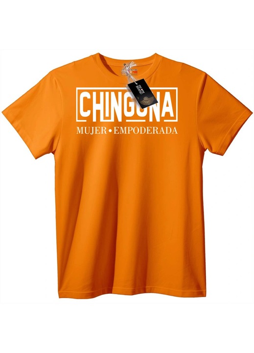 Тениска Овластена Жена, Оранжев, XL