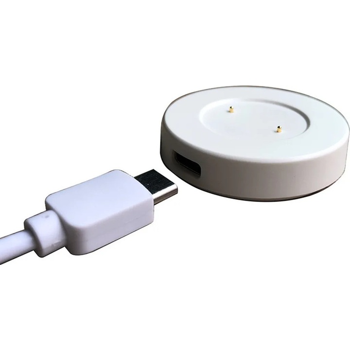 Stand de incarcare pentru smartwatch, 1m, alb, 40x10mm, set 1 buc.