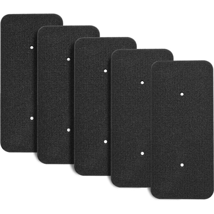 Filtru de schimb pentru uscator Candy Hoover, set de 5, negru, 27.5x12.5x1cm