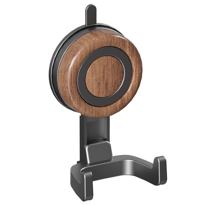 Suporturi pentru baie, 2 carlige cu ventuza rotativa, transparent, rezistent la apa, fara gaurire