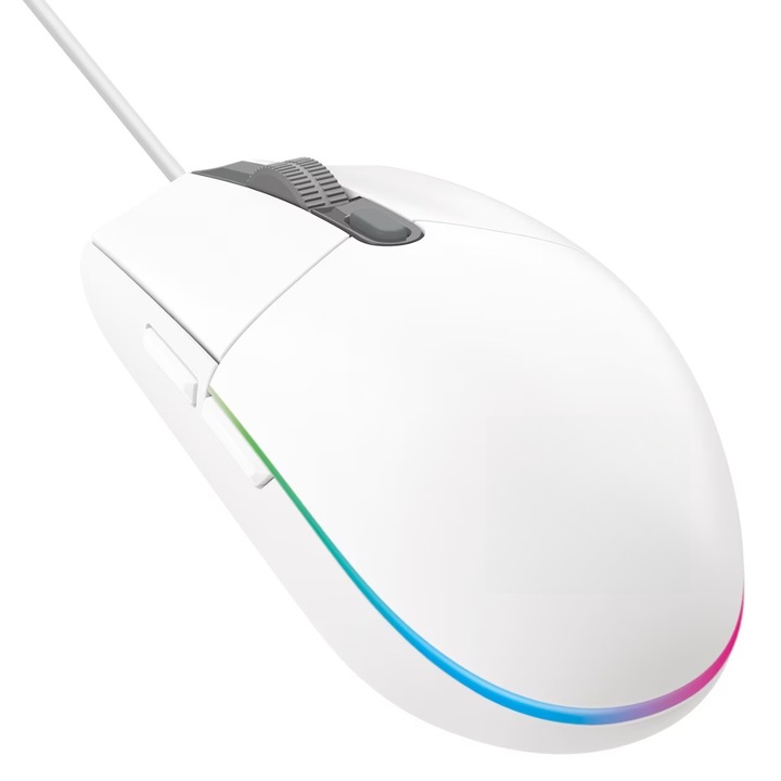 Mouse gaming G102, 8000 dpi, iluminare RGB, alb
