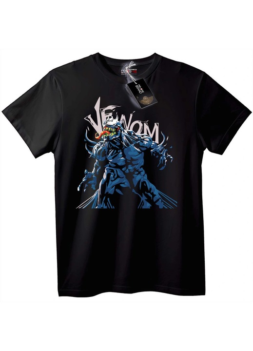 Tricou Venom, Design Negru, Negru