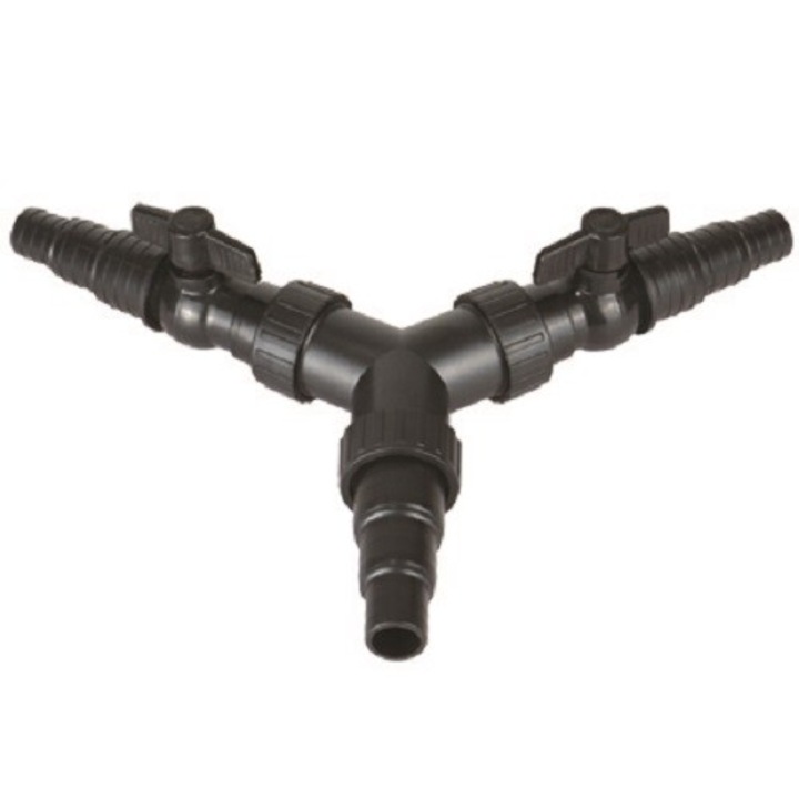 Y elosztó 3/4''-1'' kerti tömlőhöz, PVC, 20/25mm, könnyű használat