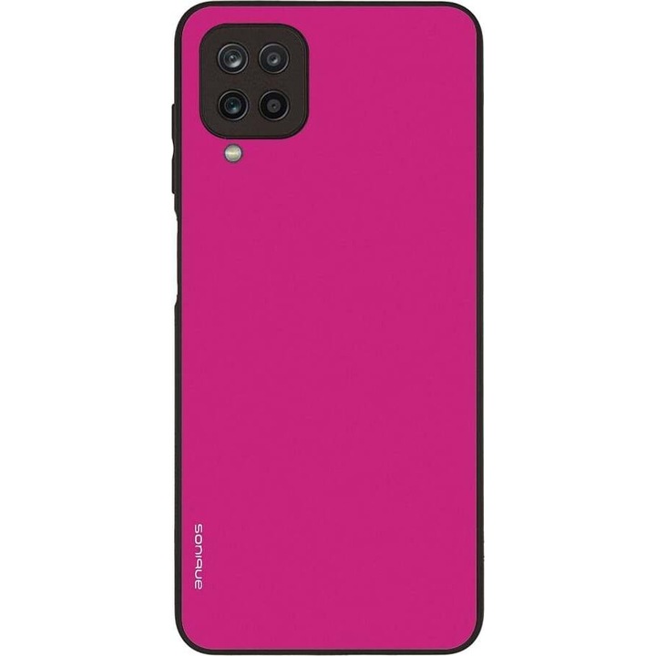 Husa telefon Sonique ColorBloc Series, protectie extra, design modern, roz, pentru Samsung Galaxy A12