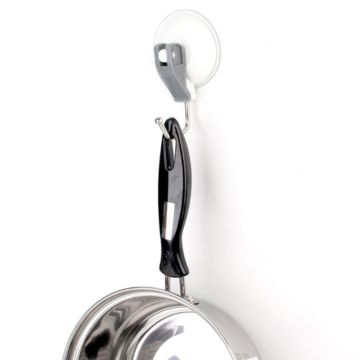 Suport de baie cu ventuza, 8x5.4x3.5cm, ABS, set de 1 buc