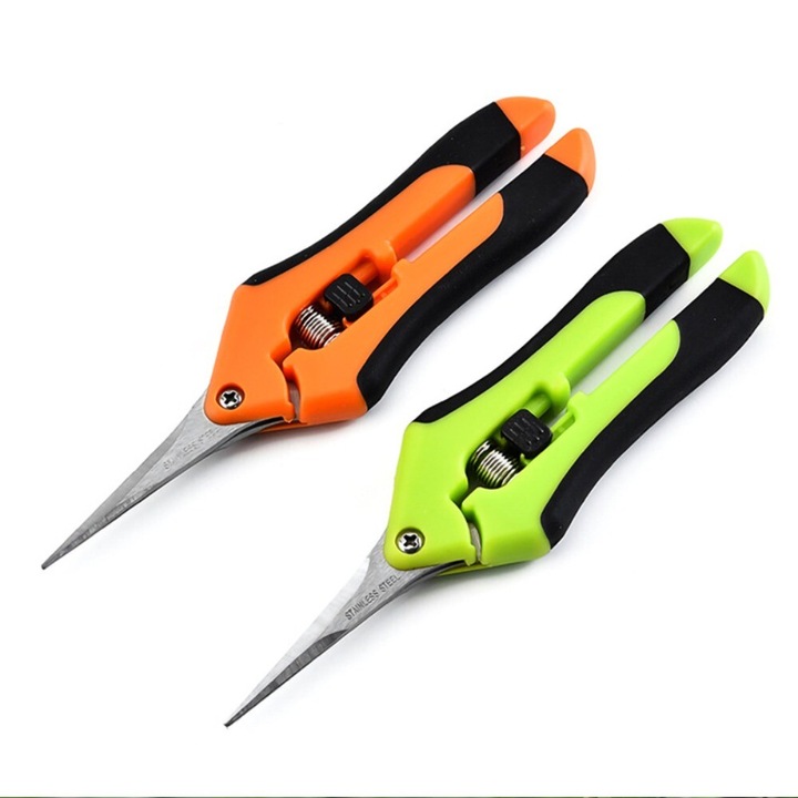 Foarfeci de gradinarit, verde, 1 pereche, din otel inoxidabil