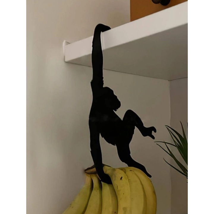 Raft de depozitare montat pe perete, design figurativ, 1 buc, multicolor, dimensiuni variate