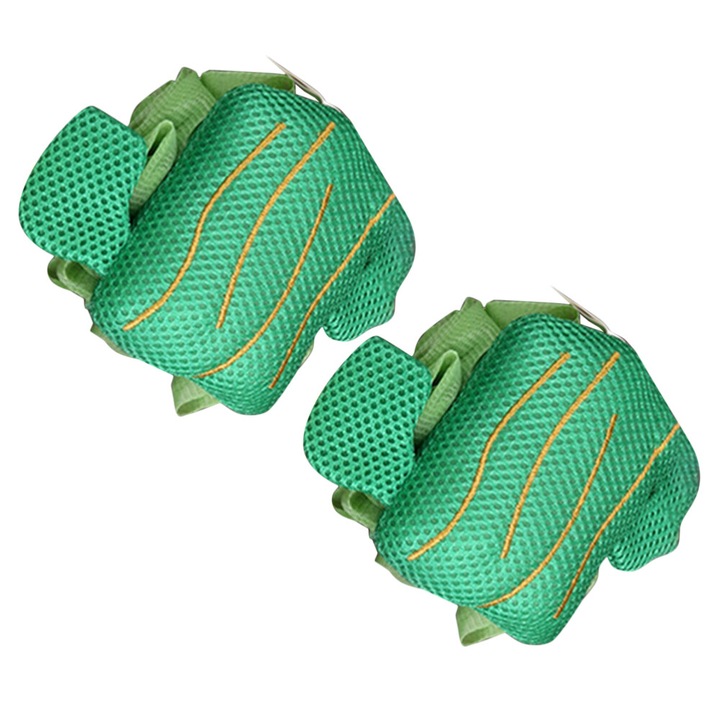 Set 2 bureti de baie tip floare, design cartoon, multicolor, 12x12x7cm