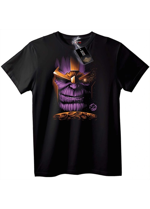 Thanos Végtelen Kesztyű Póló, Fekete, XL