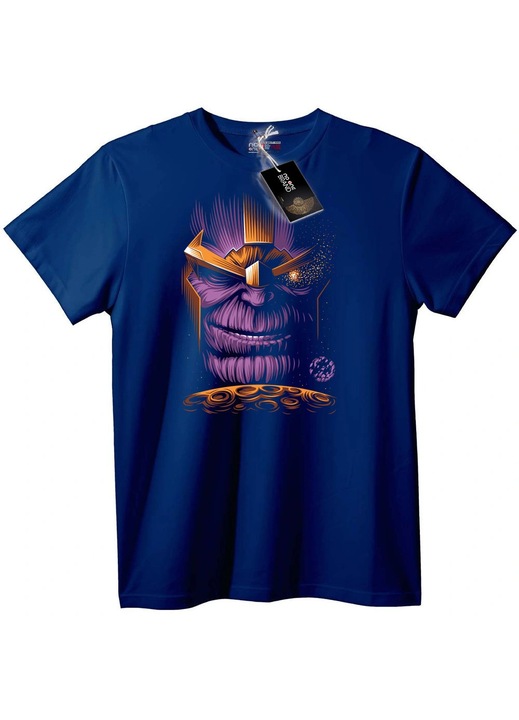 Thanos Végtelen Kesztyű Póló, Sötétkék, 3XL