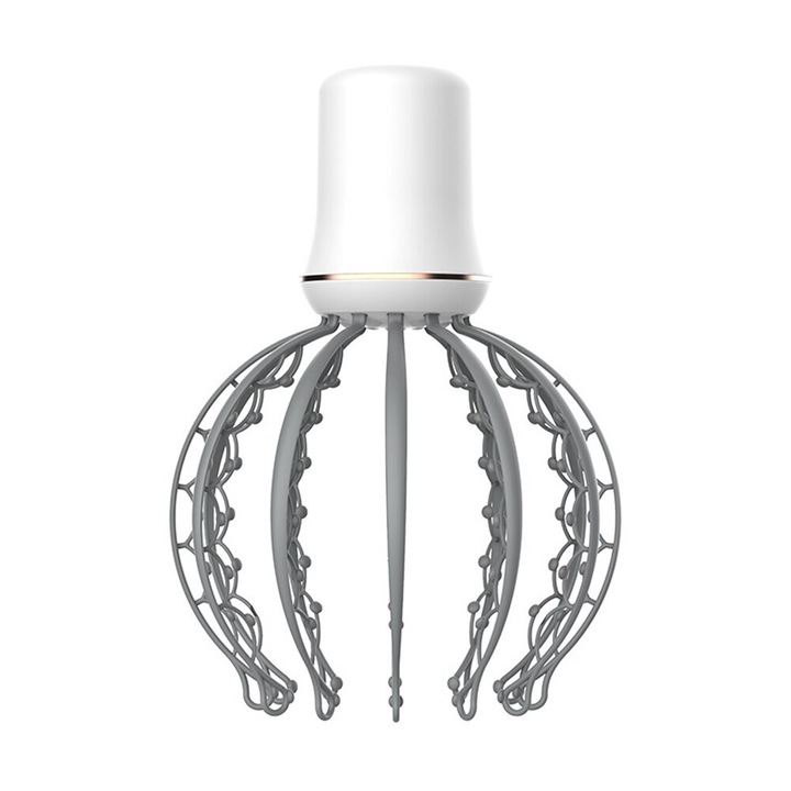 Masajer electric pentru scalp, 20x20x20cm, 3 moduri de masaj, multicolor