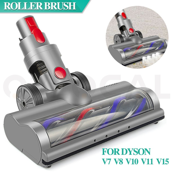 Perie turbo pentru aspirator Dyson V7 V8 V10 V11 V15, gri, 240x280x65mm, set 1 bucata