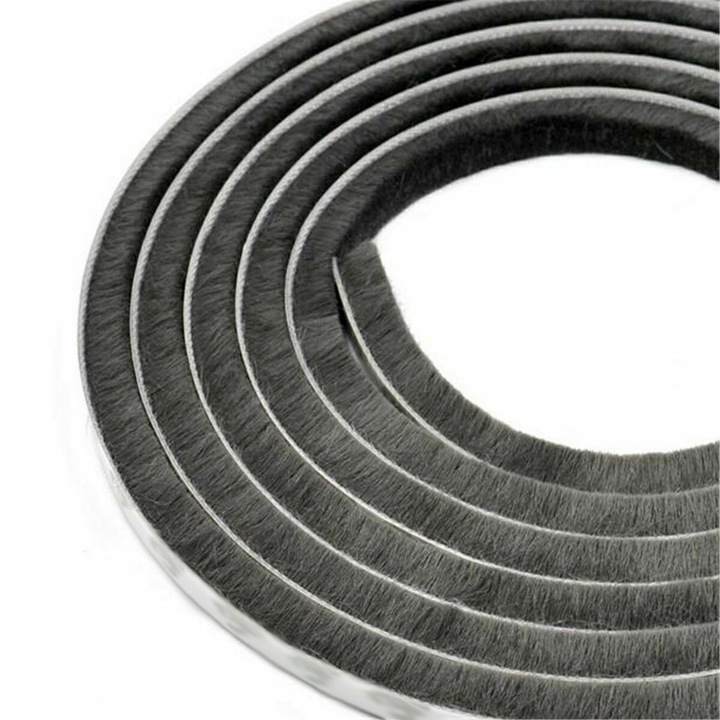 Öntapadó filc tömítőszalag 10m, szürke, 9x15mm, 1 tekercses készlet