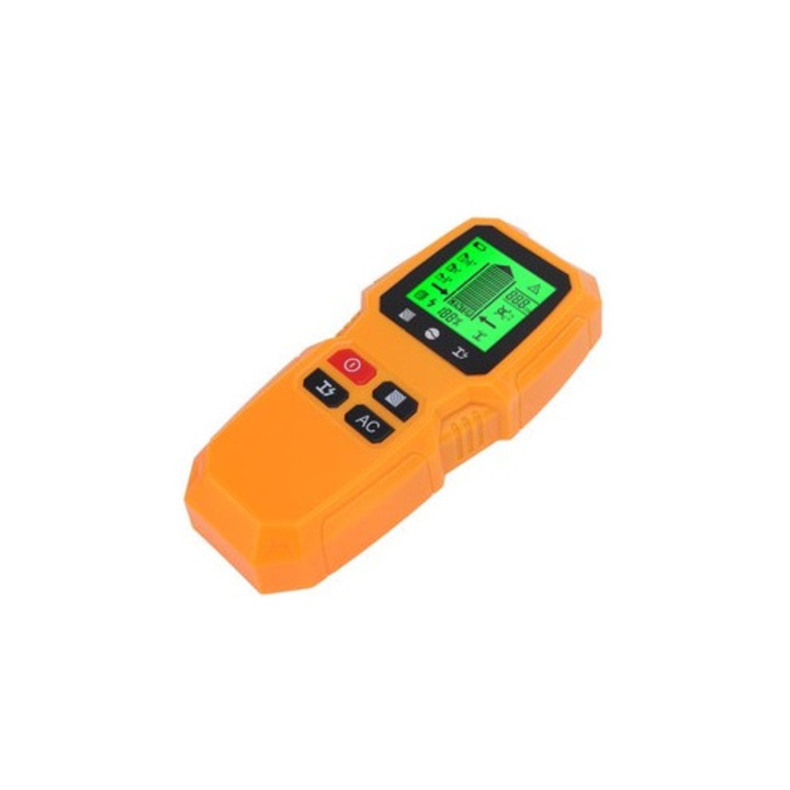Detector de perete multifunctional, 5 in 1, precis, portabil, 0-100mm