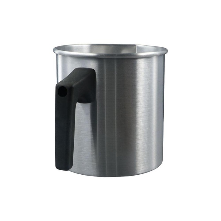 Vas de topit ceara, 1.2L, aluminiu, argintiu, 13x13x13cm
