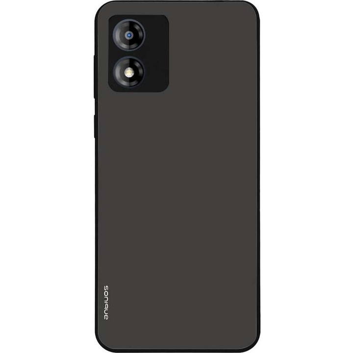 Husa telefon Sonique ColorBloc Series, Carbon, antisoc, multicolor, pentru Motorola Moto E22 4G