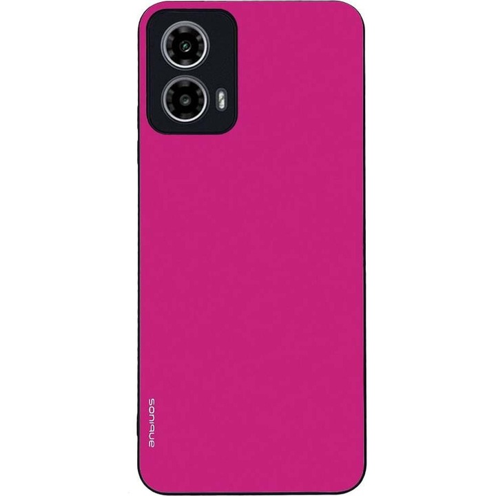 Husa telefon Sonique ColorBloc Series, protectie extra, design modern, roz, pentru Motorola Moto G34 5G