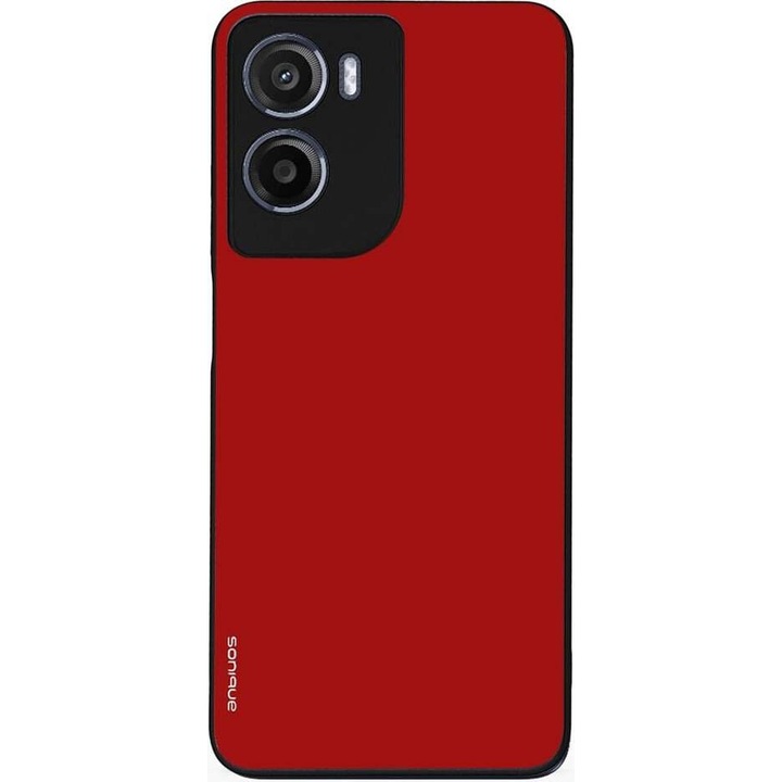 Husa telefon Sonique ColorBloc Series, rosie, pentru Motorola Moto G05 4G / Moto E15 4G, silicon, design modern, protectie antisoc