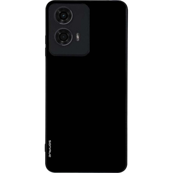 Husa telefon Sonique ColorBloc Series, protectie extra, design modern, negru, pentru Motorola Moto G04 4G / Moto G04s 4G / Moto G24 4G / Moto E14 4G