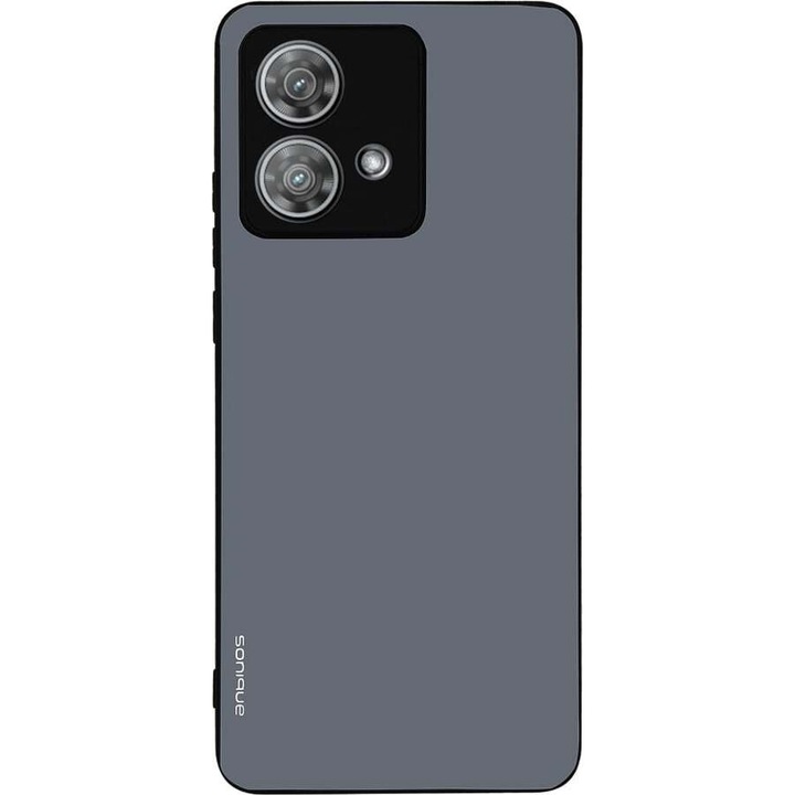 Husa telefon Sonique ColorBloc Series, protectie din silicon, design modern, albastru, pentru Motorola Edge 40 Neo 5G