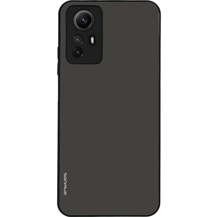 Husa telefon Sonique ColorBloc Series, pentru Xiaomi Redmi Note 12s, silicon, design modern, antiderapant, negru