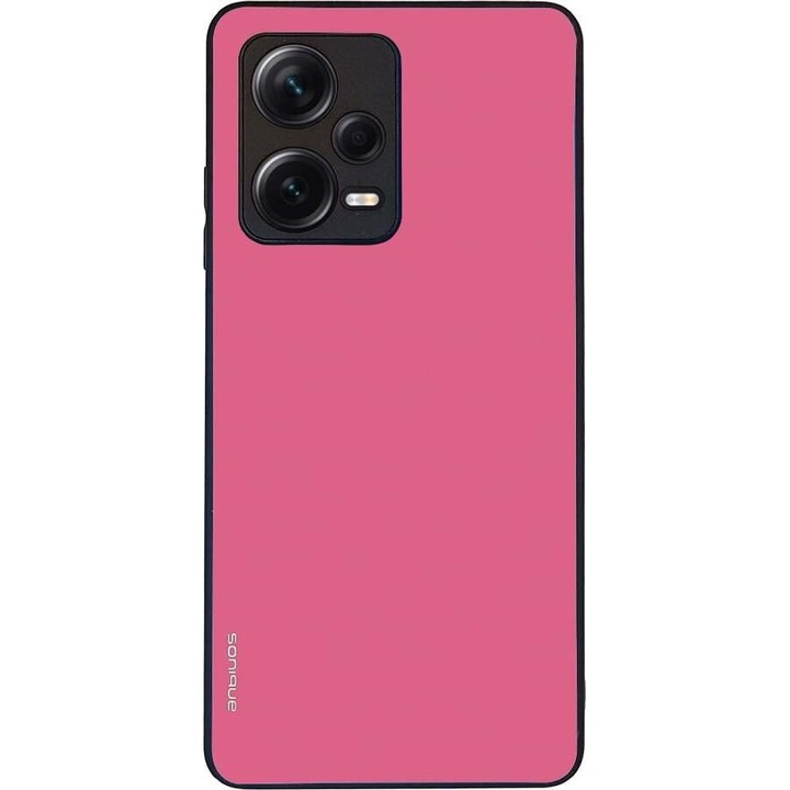 Husa telefon Sonique ColorBloc Series, roz, pentru Xiaomi Redmi Note 12 Pro Plus, silicon, antisoc
