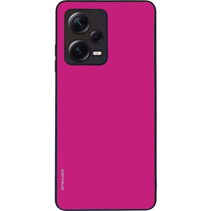 Husa telefon Sonique ColorBloc Series, protectie extra, antiderapant, roz, pentru Xiaomi Redmi Note 12 Pro Plus