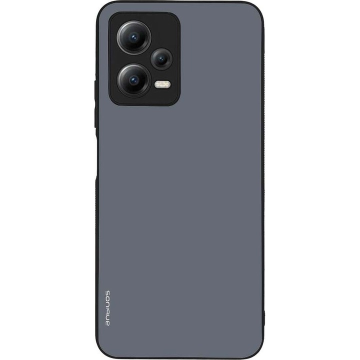 Husa telefon Sonique ColorBloc Series, pentru Xiaomi Redmi Note 12 5G / Poco X5 5G, silicon, antichoc, albastru-negru